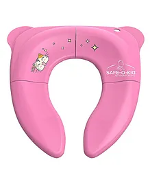 Safe-O-Kid Portable Potty Seat Cover - Pink