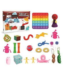Chocozone Fidget Toy Set of 24 Pieces - Multicolour