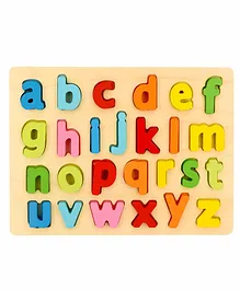 Chocozone Wooden Alphabet Puzzles Multicolor - 26 Pieces