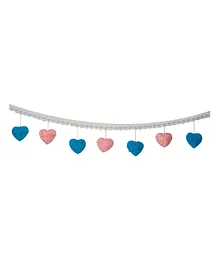Rooh Dream Catcher Heart Bunting Handmade Hangings - Multicolor