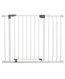 dreambaby Liberty Indoor Baby Safety Gate with Stay Open Feature - White