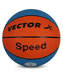 Vector X Speed Basketball Size 3 - Orange Blue