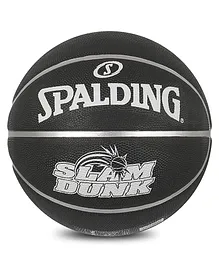 Spalding Slamdunk Rubber Basketball Size 5 - Black