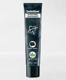 SmiloShine Whitening Toothpaste With Activated Charcoal - 100 gm