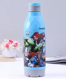 Mavel Avengers Insulated Water Bottle Blue - 600 ml