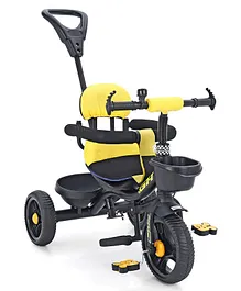 Plug & Play Tricycle with Seat Cover - Yellow