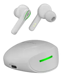 Portronics Harmonics Twins 23 Smart TWS Earbuds with Bluetooth 5.0 and Voice Assistant - White