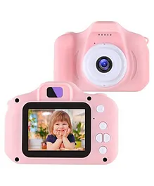 DHAWANI Digital Web Video Recorder Full HD 1080P Handy Portable 2.0 Screen With Inbuilt Games Camera - Pink