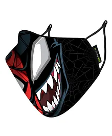 Airific Marvel Spiderman Venom Face Covering Small - Multicolor