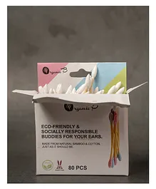 Bamboo Cotton Swabs Pack Of 2 - 160 Pieces
