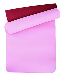SPANKER Extra Large Double Sided Non Slip Yoga Mat - Pink