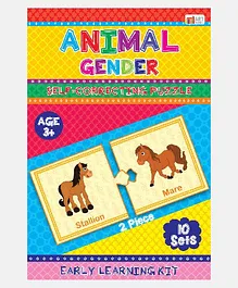 Art Factory Animal Gender Foam Puzzle - 10 Sets
