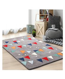 Little Looms Carnival Woollen Rug - Grey