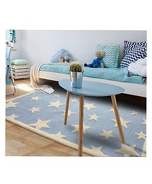 Littlelooms 100% New Zealand Wool Twinkling Star Rug - Blue