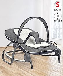 3 in 1  Baby Rocker Cum Bouncer - Dark Grey