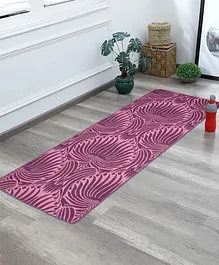 Saral Home Anti Skid Cotton Yoga Exercise Rugs - Purple