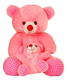 KIDS WONDERS Mother Son Teddy Soft Toy - Pink