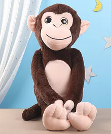 Fuzzbuzz Monkey Soft Toy Brown Cream - Height 70 cm
