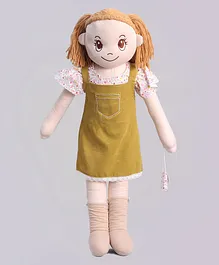 Fuzzbuzz Candy Doll With A Purse & Mustard Dress - Height 90 cm
