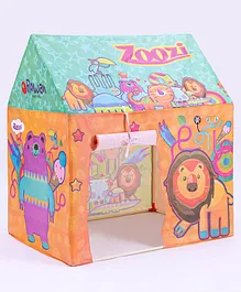 Rowan Play Tent House With Animal Print - Multicolor
