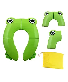 Eazy Kids Foldable Travel Potty with Carry Bag - Green