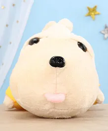 EDU KIDS TOYS Happy Dog Soft Toy Cream - Length 25 cm