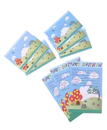 Karmallys Invitation Cards with Envelope Pack of 10 - Multioclour