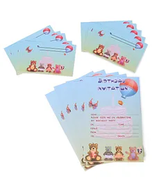 Karmallys Invitation Cards with Envelope Pack of 10 - Multioclour