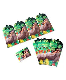 Disney Jungle Book Invitation Cards Pack of 10 - Multioclour