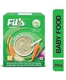 Fil's Organic Baby Cereal With Wheat Rice and Multiveg - 300 gm