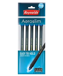 Reynolds Aeroslim Ball Pen Pack of 5 - Blue