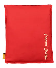Shenaro Organic Cotton Whole Grains & Lavender Pain Relief Wheat Bag - Red