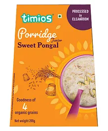 Timios Porridge Junior Sweet Pongal From 6 to 24 Months - 200 gm