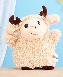 Hilife Flippo Plushies Reversible Cow & Sheep Soft Toy Cream- Height 20 cm