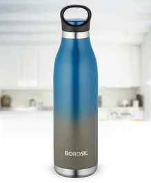 Borosil Hydra Color Crush Stainless Steel Vacuum Insulated Flask Water Bottle Blue - 700 ml