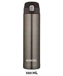 Borosil Stainless Steel Hydra Nova Vacuum Insulated Flask Water Bottle Titanium - 500 ml