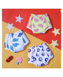Snugkins Reusable Potty Training Pull-up Pants Size 2 Pack of 3 - Assorted Prints