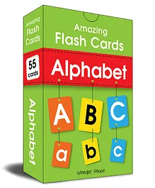 Wonder House Books Alphabet Flash Cards - 50 Cards