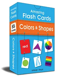 Wonder House Books Flash Cards of Colour & Shapes - 55 Cards