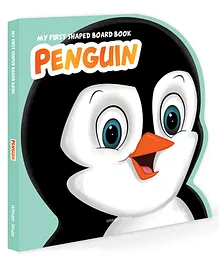 My First Shaped  Penguin Board Book - English