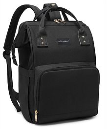 Motherly Everyday Diaper Bag for Mothers for Travel, Maternity Bag for Newborn Baby, Mother Travelling Bag, Multiple Pocket Water Resistant Hospital Bag for moms with 6 Month Warranty (Black)