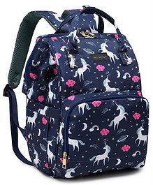 Motherly Elegant Diaper Bag for Mothers for Travel with Warranty | Spacious Diaper Bags for Mom | Baby Bag for Mother Travel  - (Unicorn Blue)