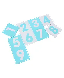 Sunta Anti Bacterial Numbers Puzzle Mat Blue - 35 pieces