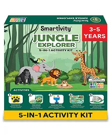 Smartivity Jungle Explorer 5 in 1 Activity Box - Multicolor 