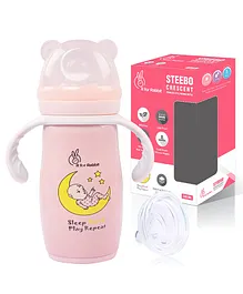R for Rabbit Steebo Crescent Spout Cup Pink - 240 ml