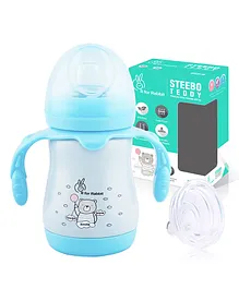R for Rabbit Steebo Teddy Spout Cup Blue - 210 ml