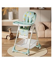 R for Rabbit Marshmallow High Chair Adjustable Height - Green