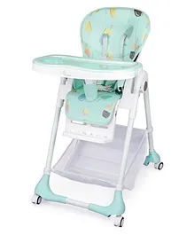 R for Rabbit Marshmallow High Chair Adjustable Height - Blue