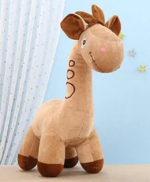 Toytales Giraffe Shaped Soft Toy Dark Brown - Height 40 cm