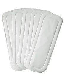 DOMENICO Wet Free Cloth Nappies Inserts Pack 5 - White 